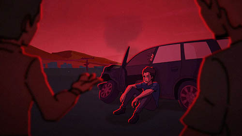 Animation Sofyan Accident réalisé par Timothey